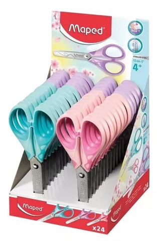 TIJERA MAPED 13CM ESSENTIALS PASTEL X24