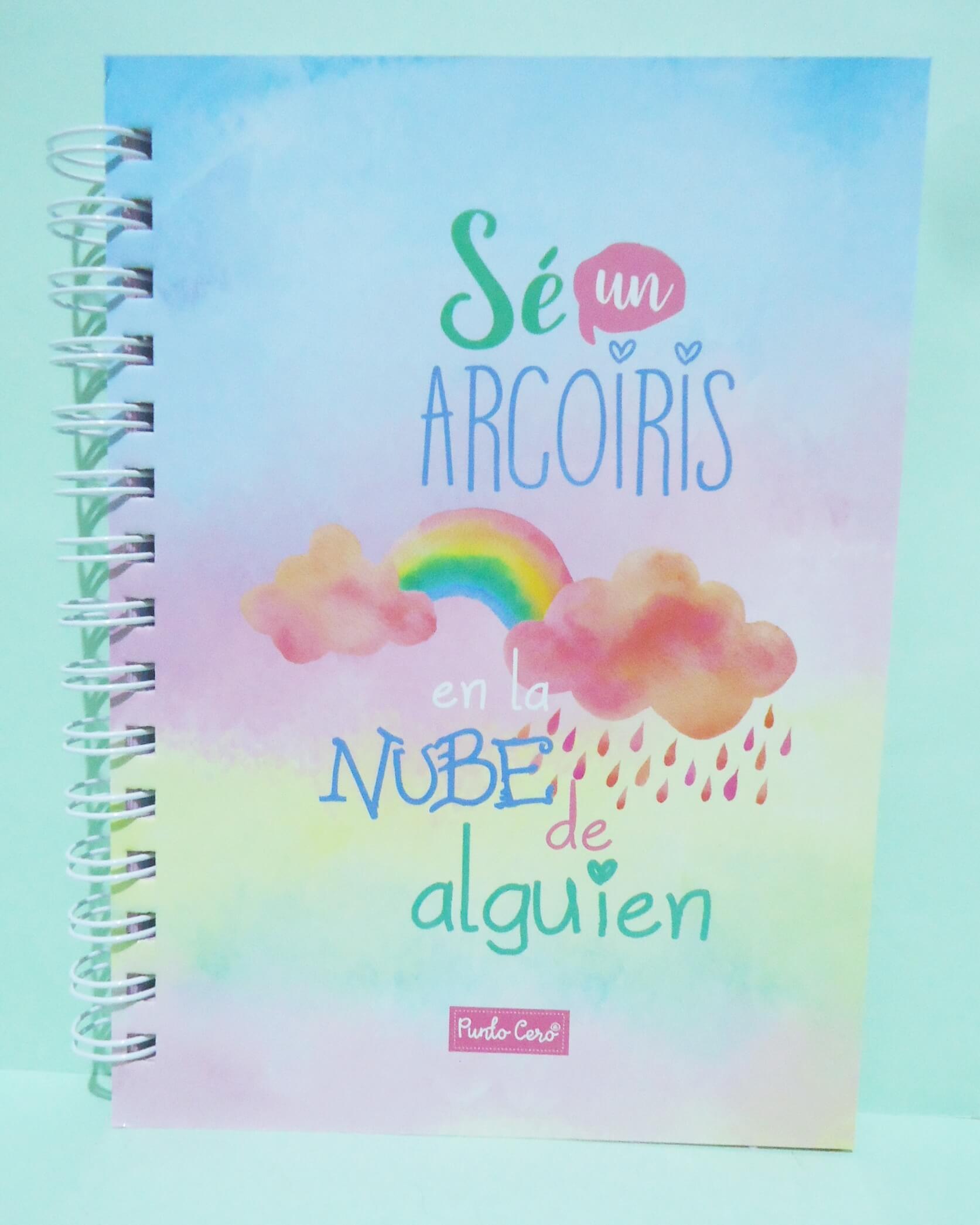 CUADERNO A5 PUNTO CERO RAINBOW