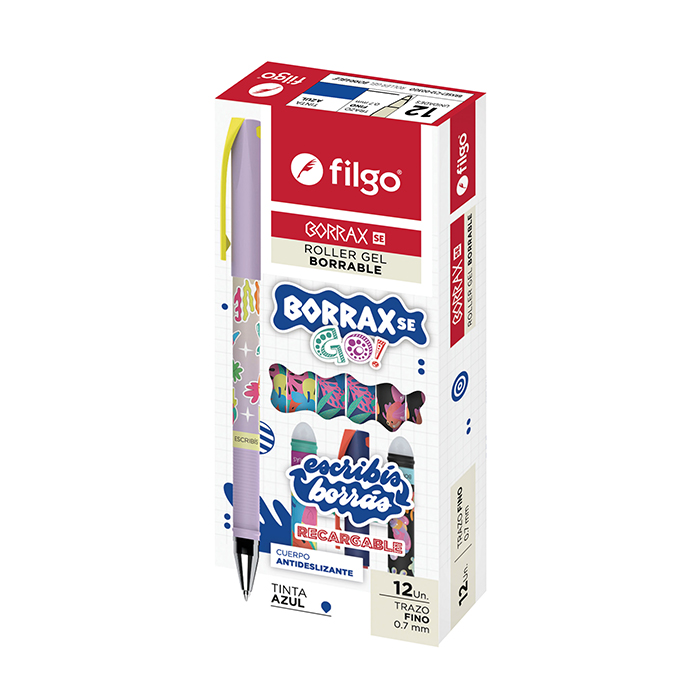 BOLIGRAFO BORRABLE FILGO CAJA X12 GO