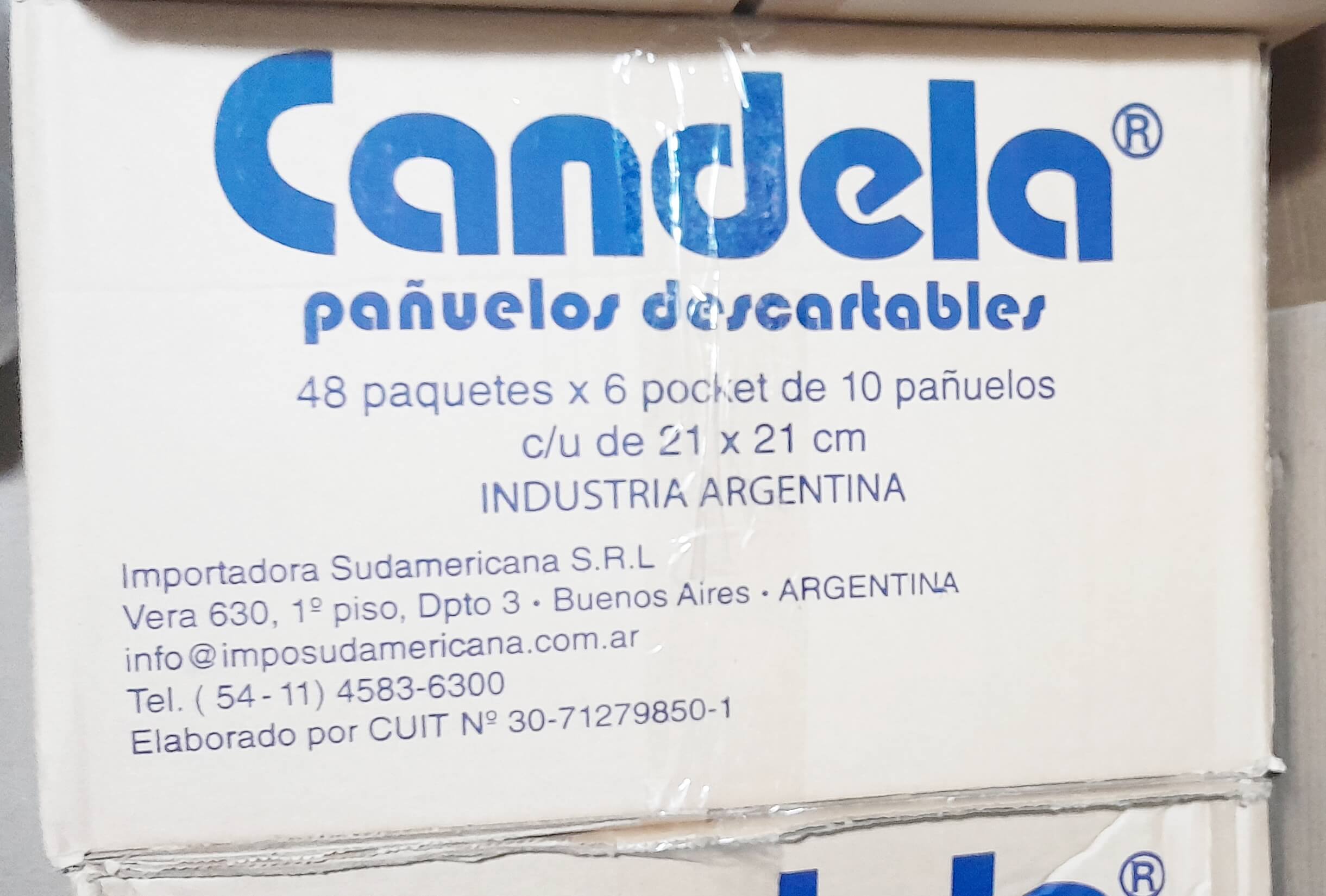 PAÑUELO x6 CANDELA BULTO X48