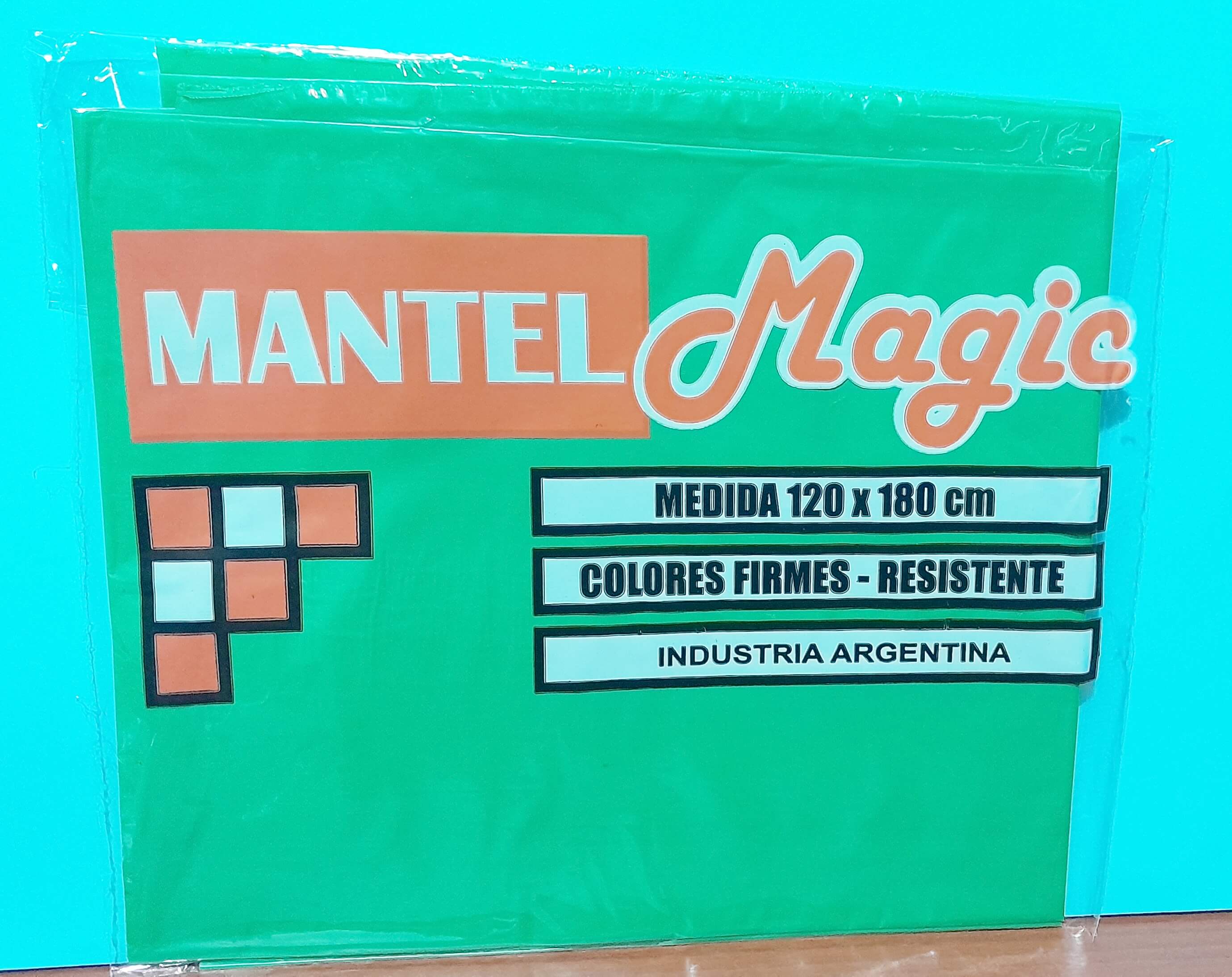 MANTEL RECT.1.20x1.80 VERDE OSCURO MAGIC