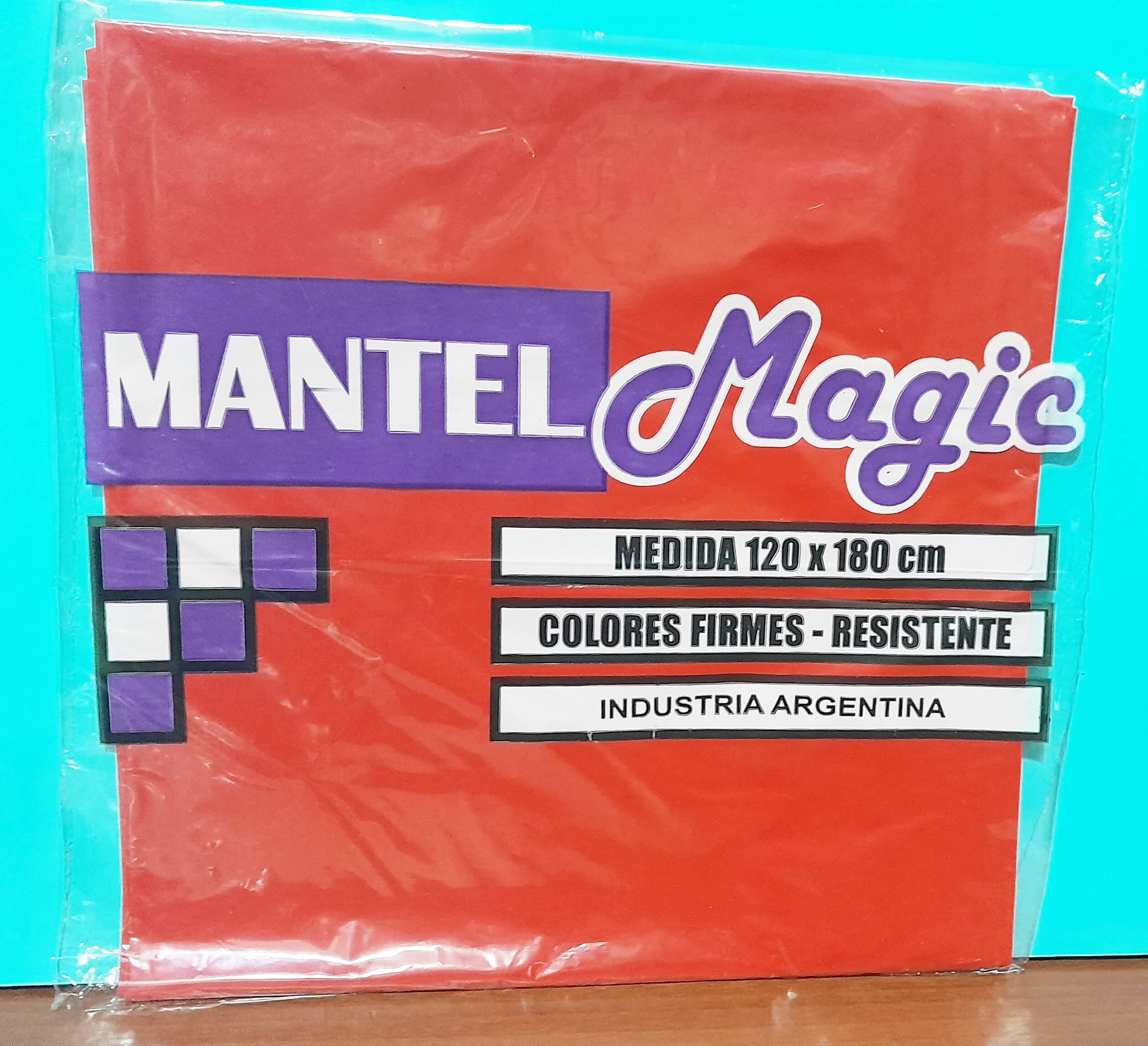 MANTEL RECT.1.20x1.80 ROJO MAGIC