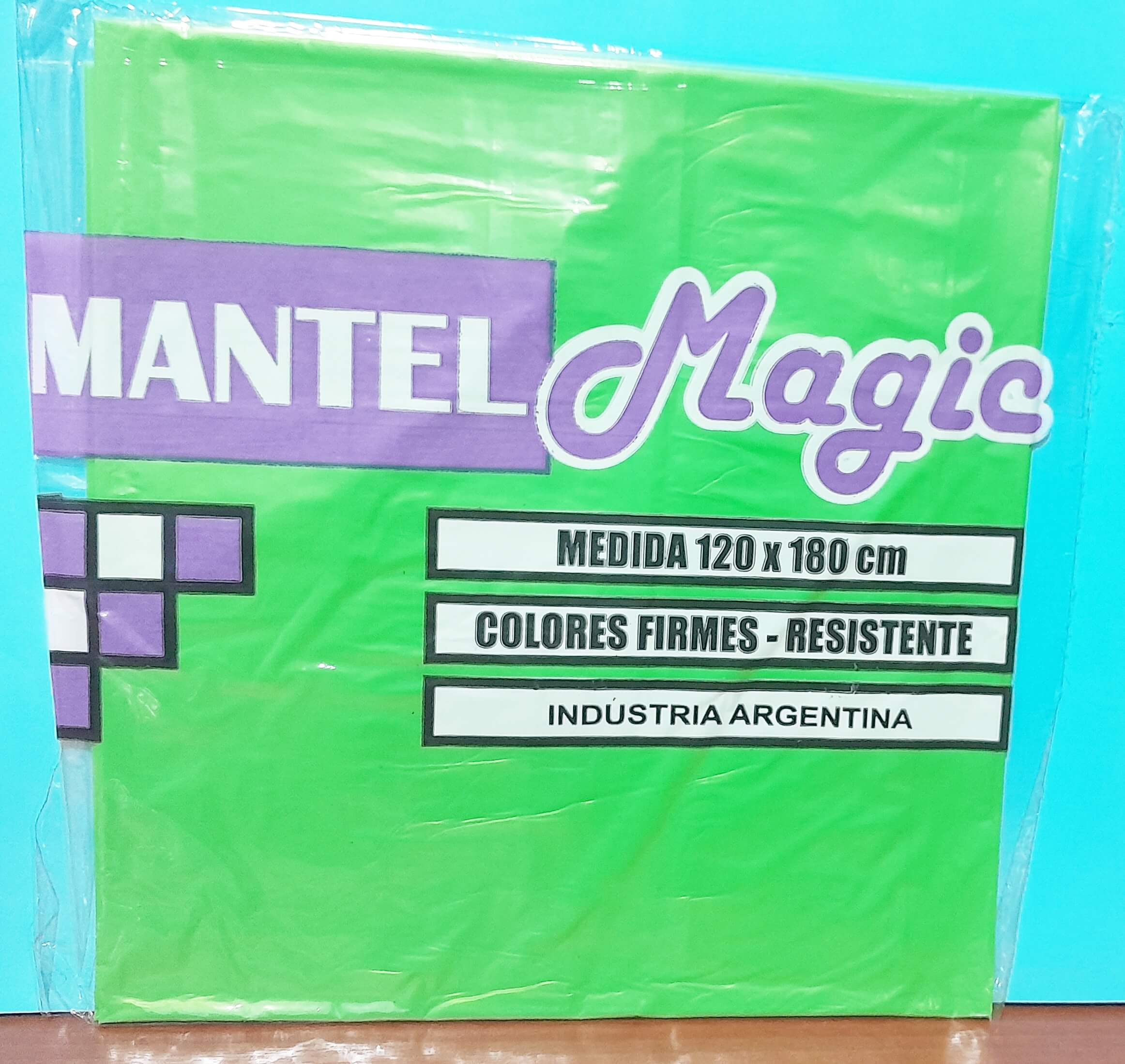 MANTEL RECT.1.20x1.80 VERDE CLARO MAGIC