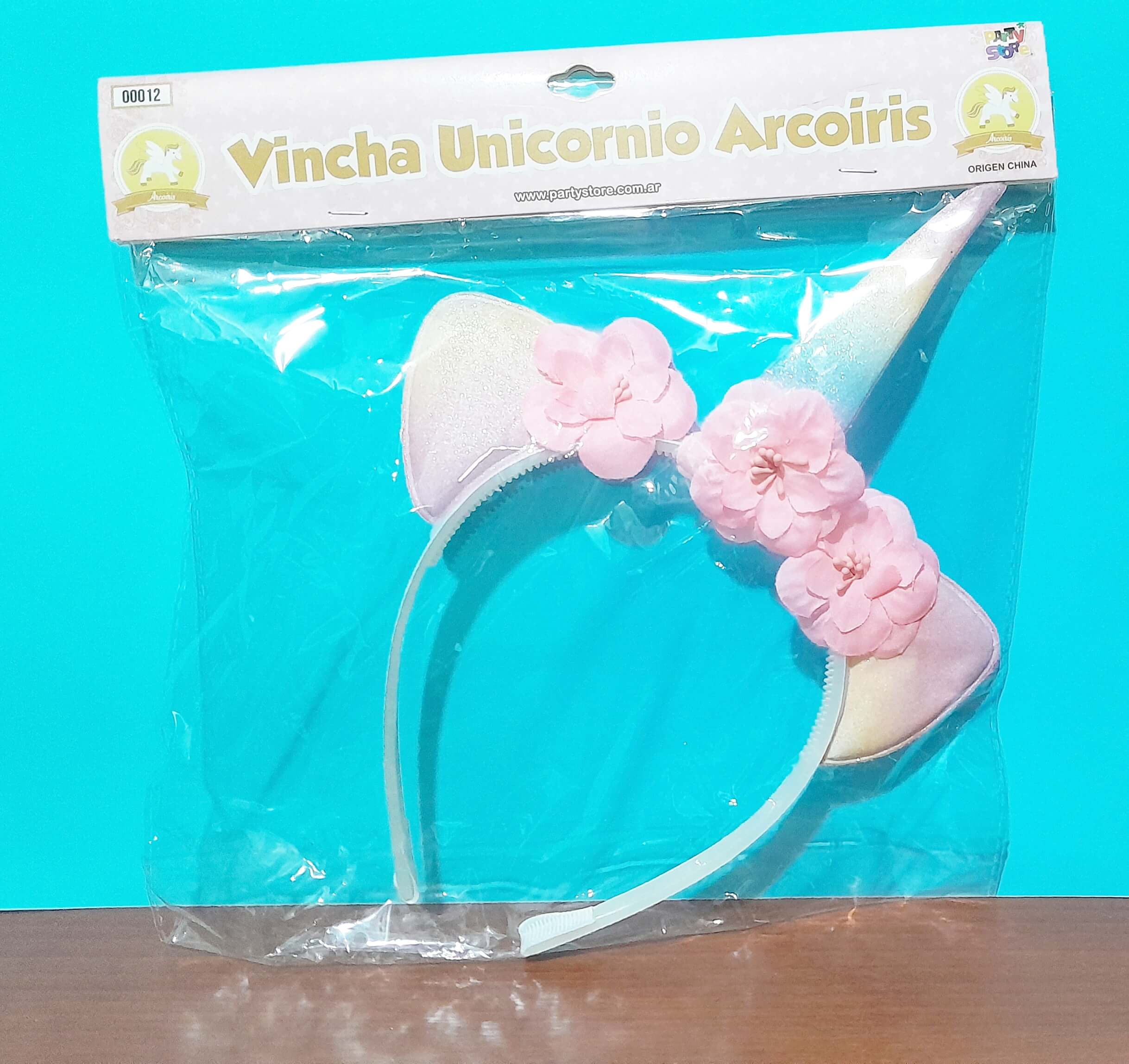 VINCHA UNICORNIO  ARCO IRIS PSTORE AC217