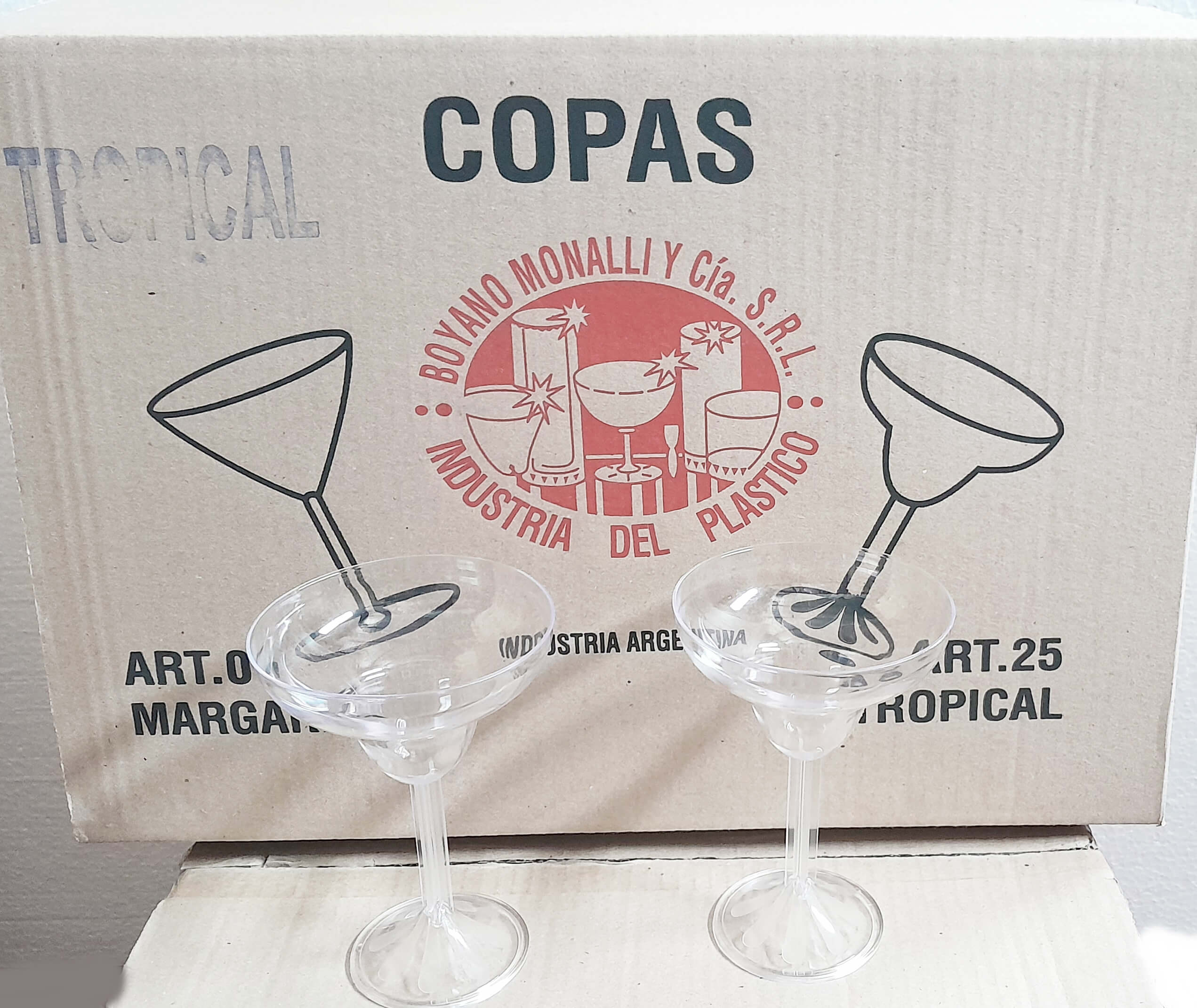 COPA TROPICAL CRISTAL CAJA x48