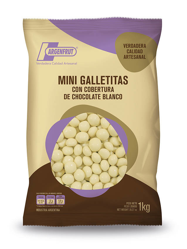 CHOCOLATE GALLETITA MINI BLANCO x KG