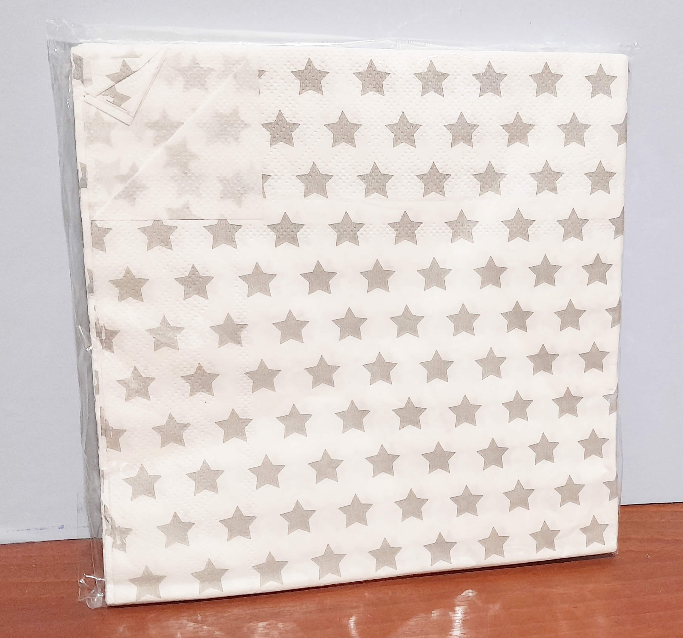 SERVILLETA 33X33x20 PREMIUM ESTRELLAS PL