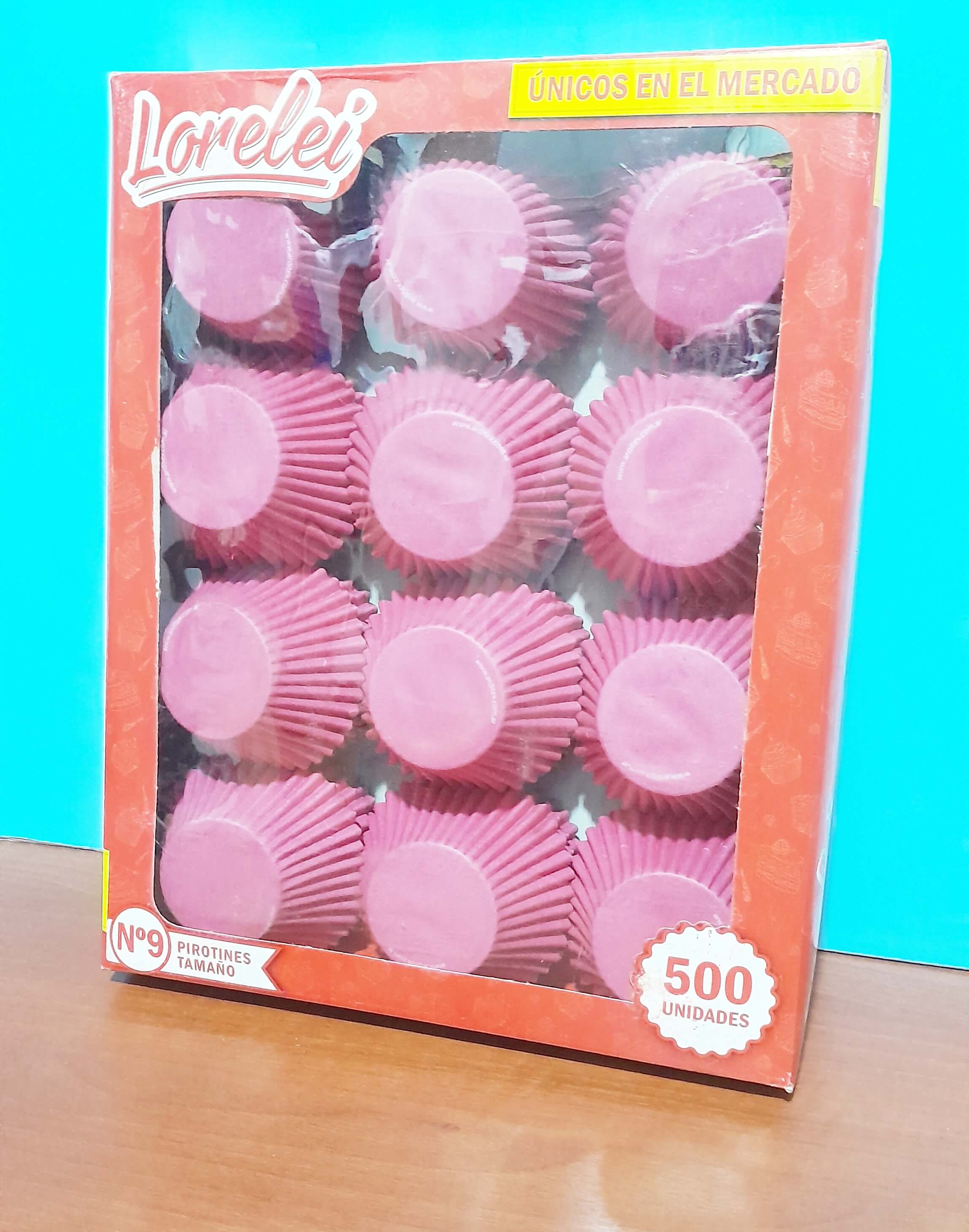 PIROTIN CUPCAKES Nº9 x500 LISO FUCSIA