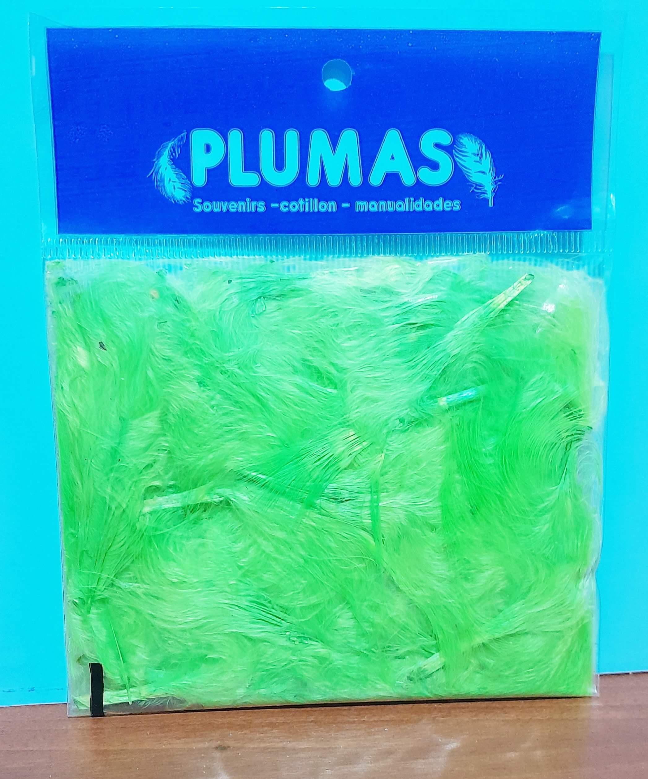 PLUMAS CHICA MARABU X100 VERDE MANZA