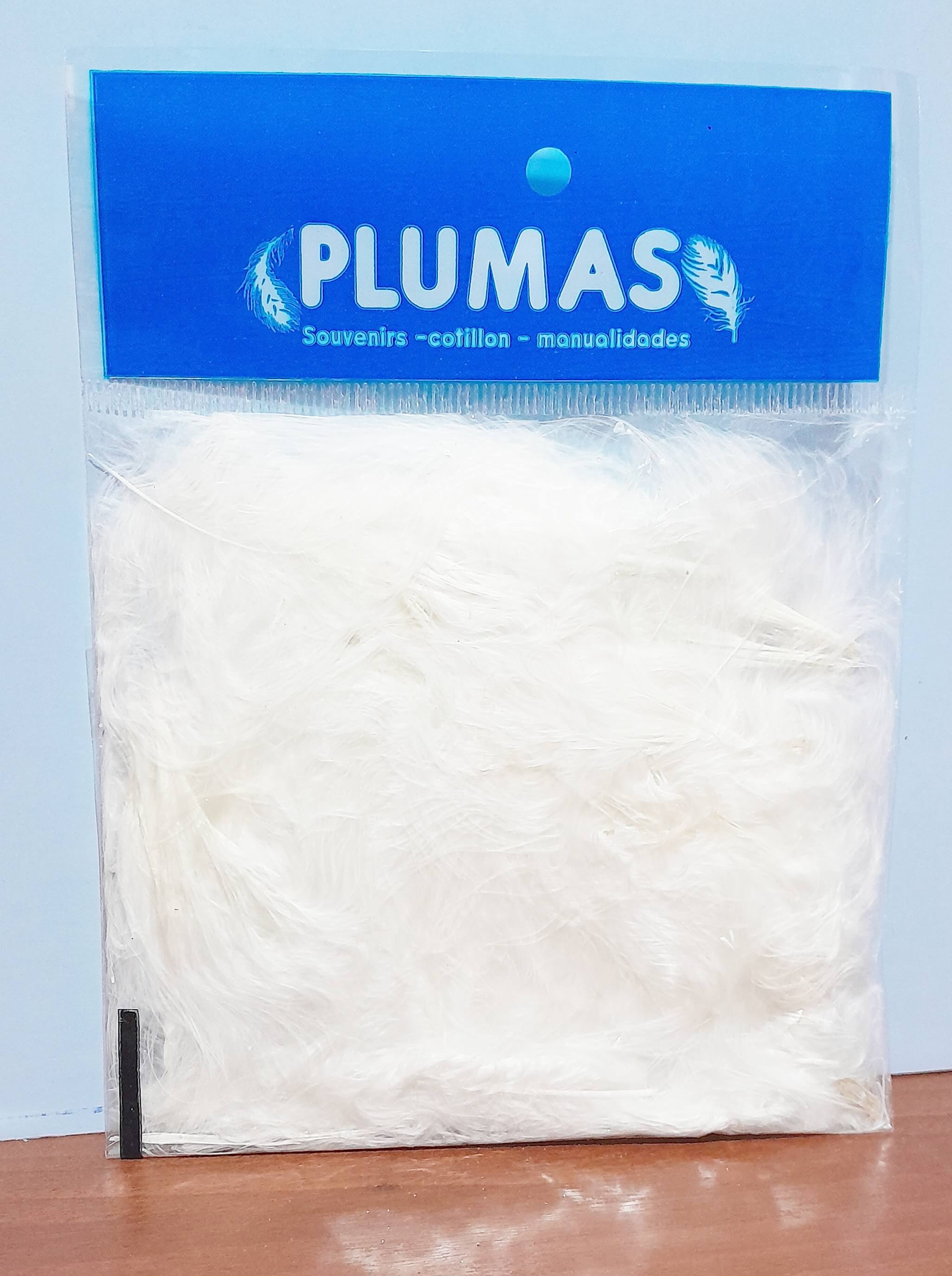 PLUMAS CHICA MARABU X100 BLANCO