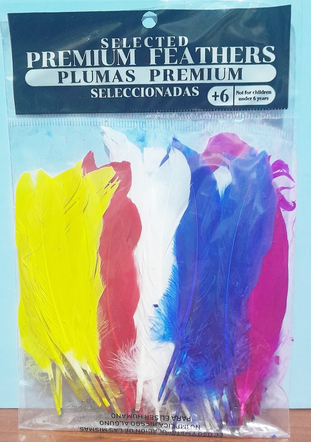 PLUMAS MEDIANA MULTICOLOR BATARAZA X24