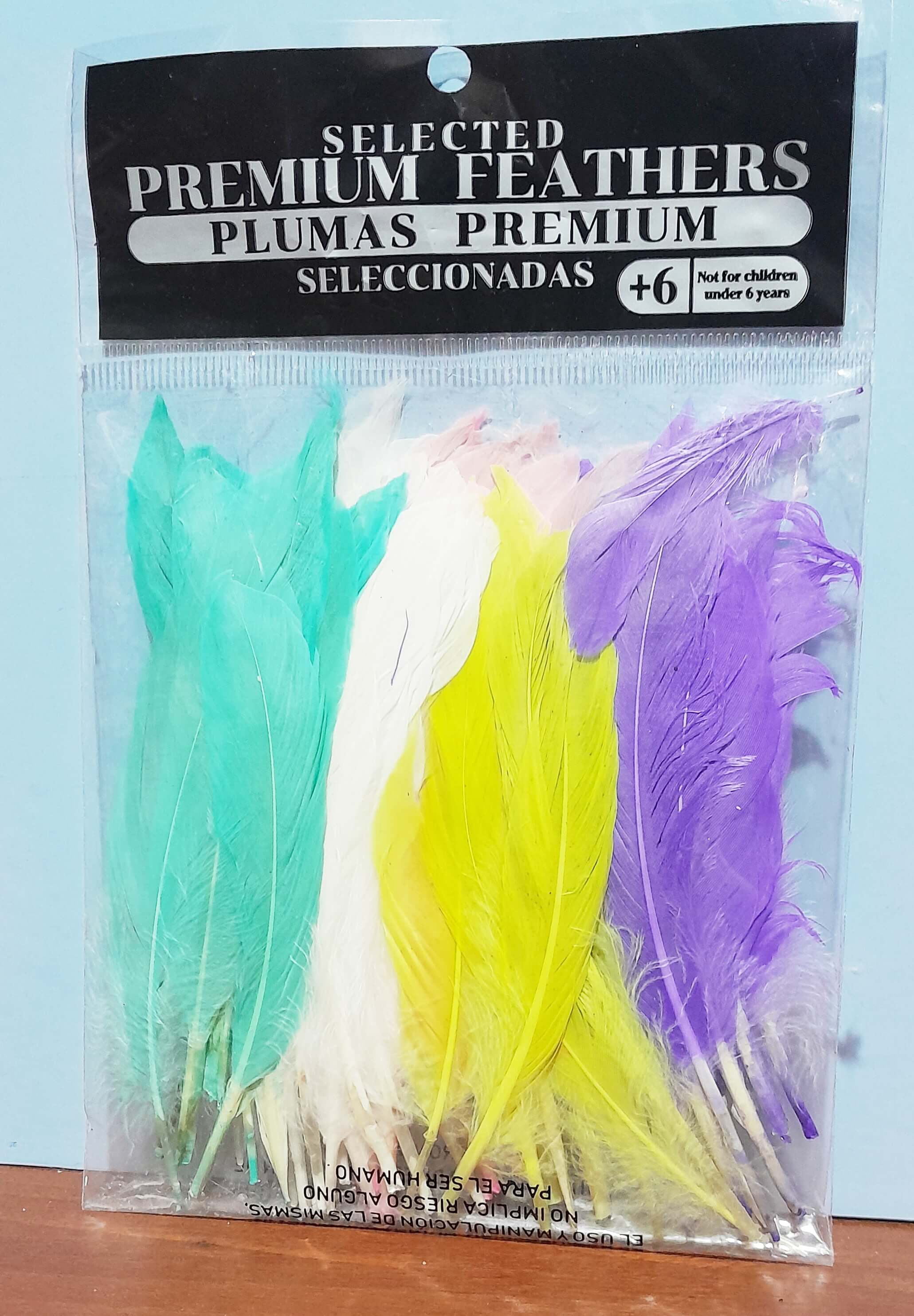 PLUMAS MEDIANA PASTEL BATARAZA X24