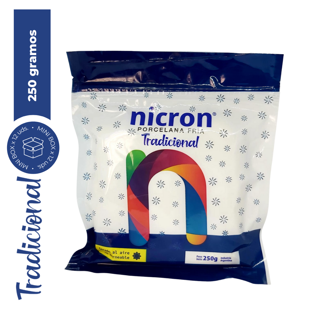 PORCELANA NICRON x250gr caja x40