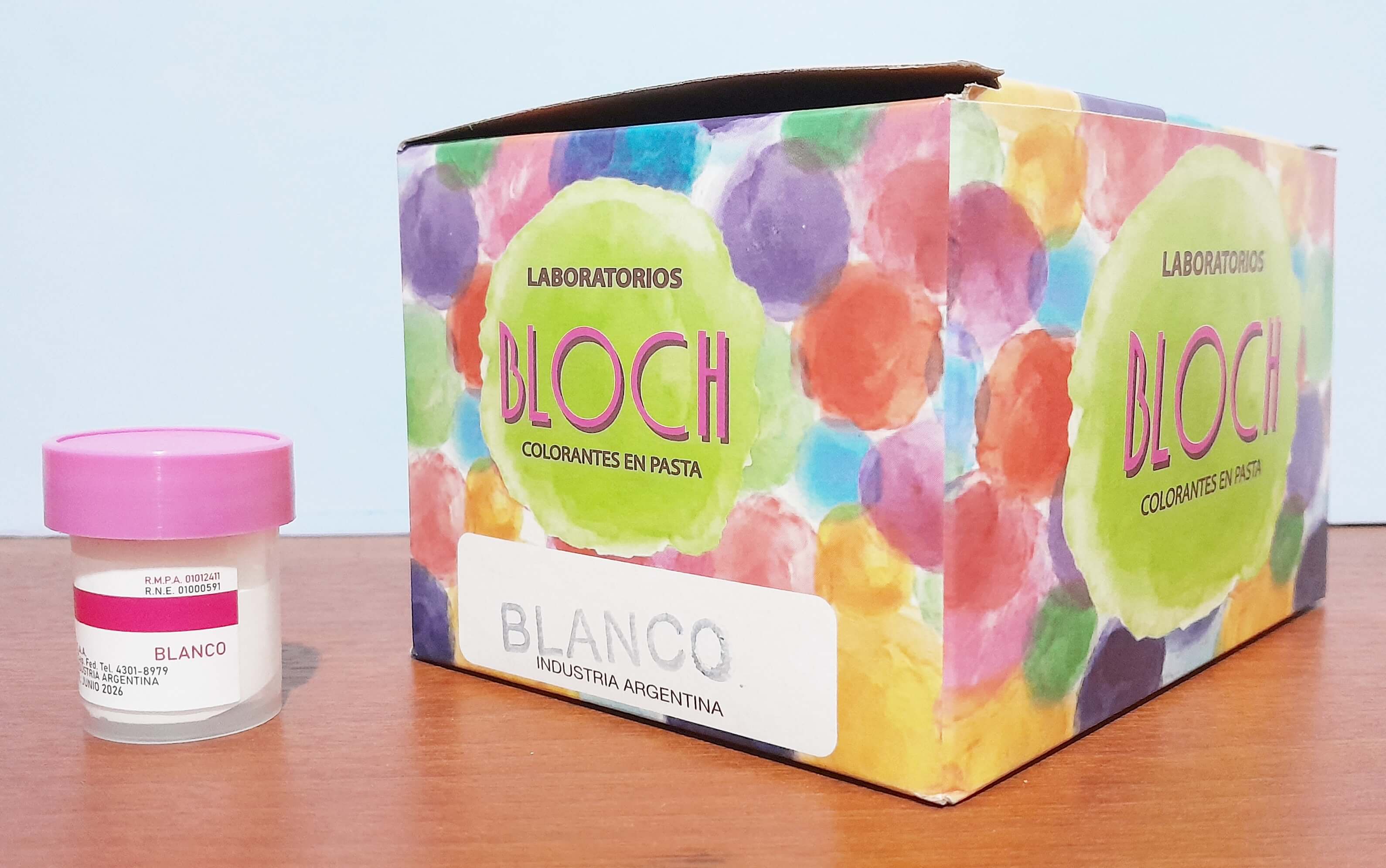 COLORANTE BLOCH BLANCO CAJA x24