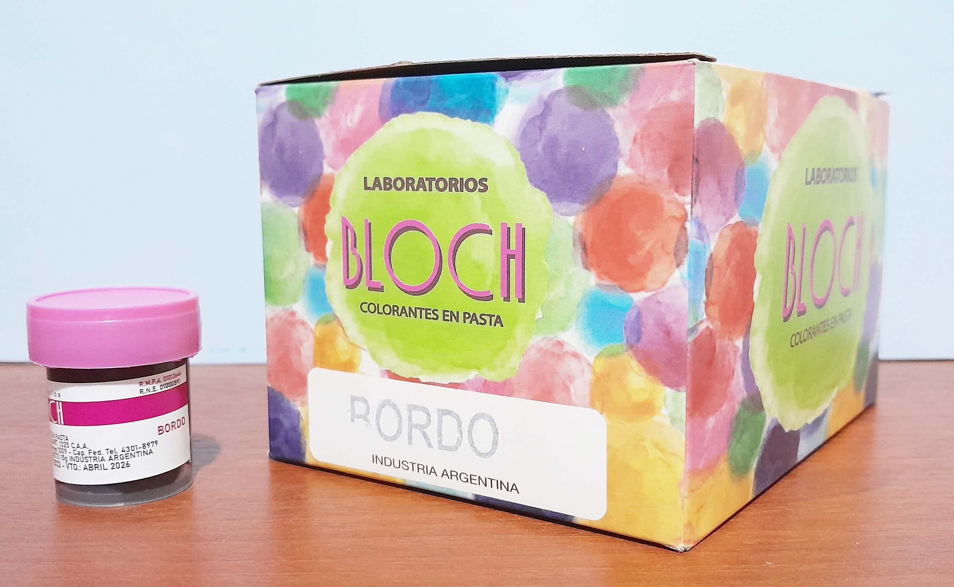 COLORANTE BLOCH BORDO CAJA x24