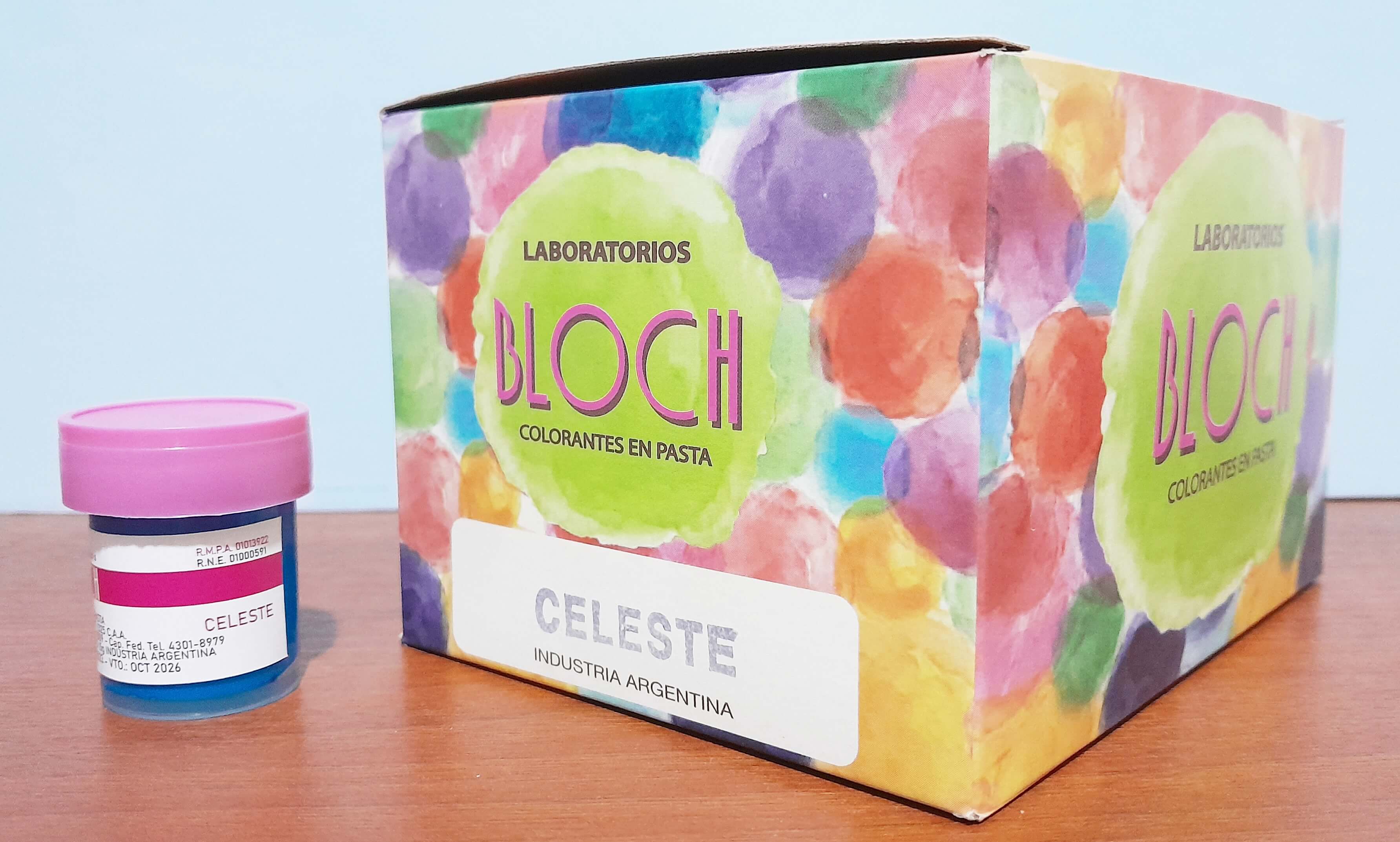 COLORANTE BLOCH CELESTE CAJA x24