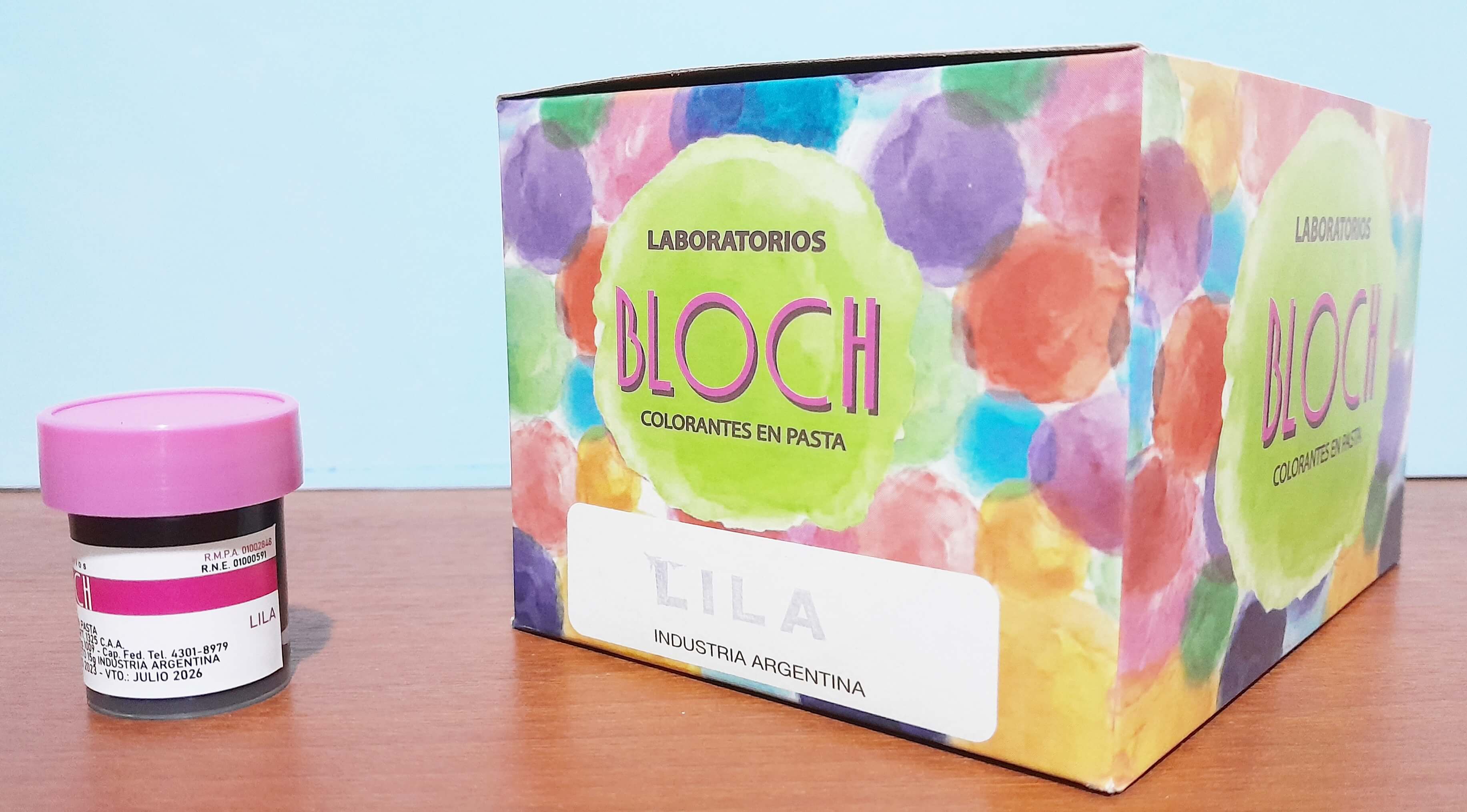 COLORANTE BLOCH LILA CAJA x24