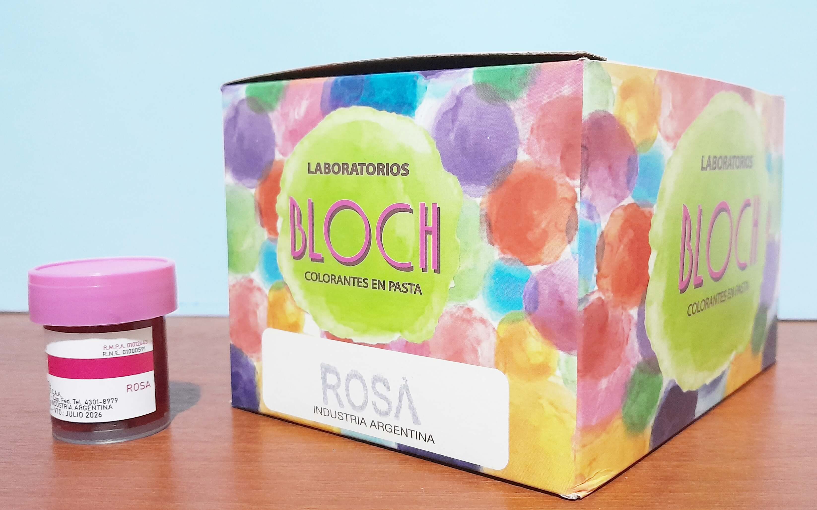 COLORANTE BLOCH ROSA CAJA x24