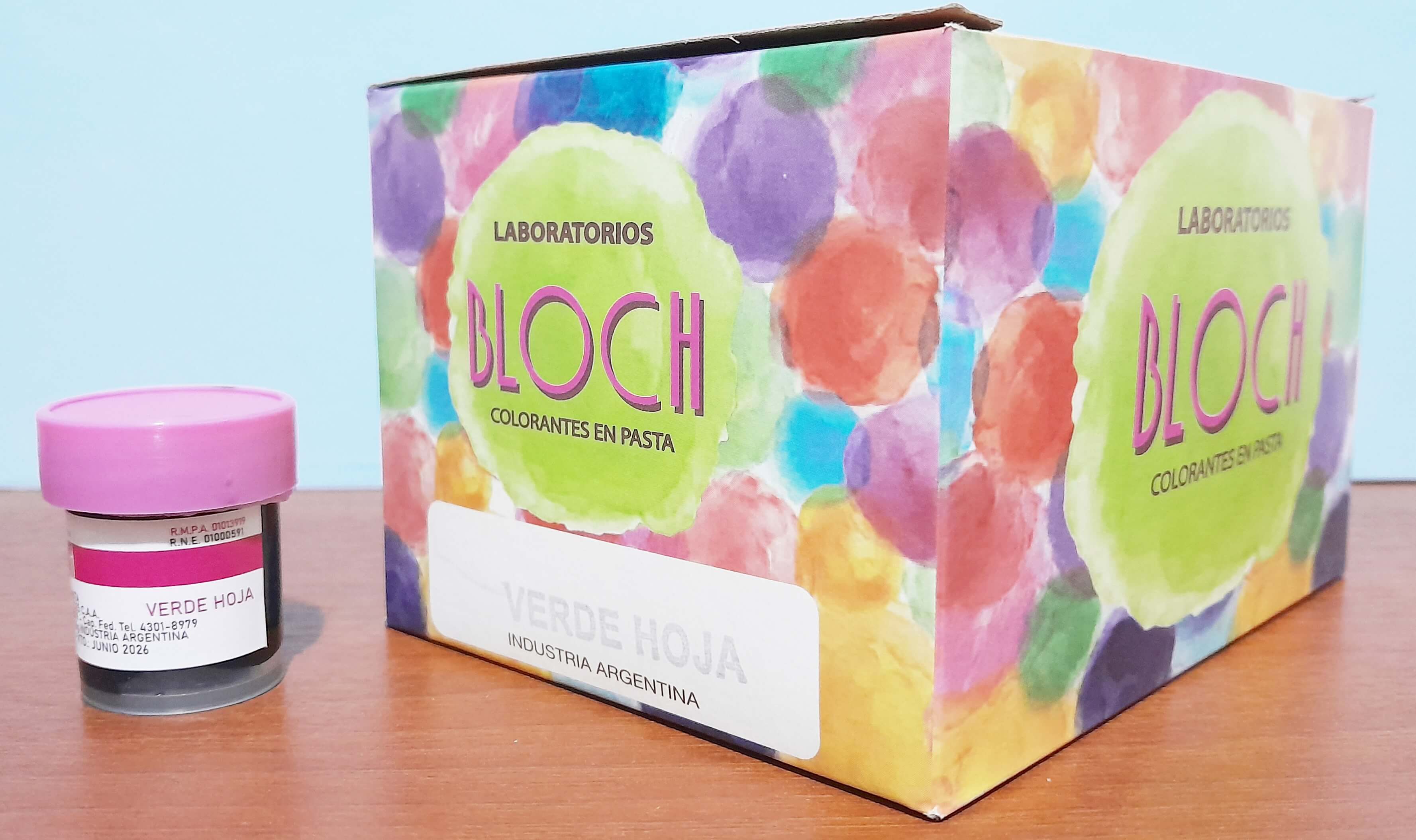 COLORANTE BLOCH VERDE HOJA CAJA x24