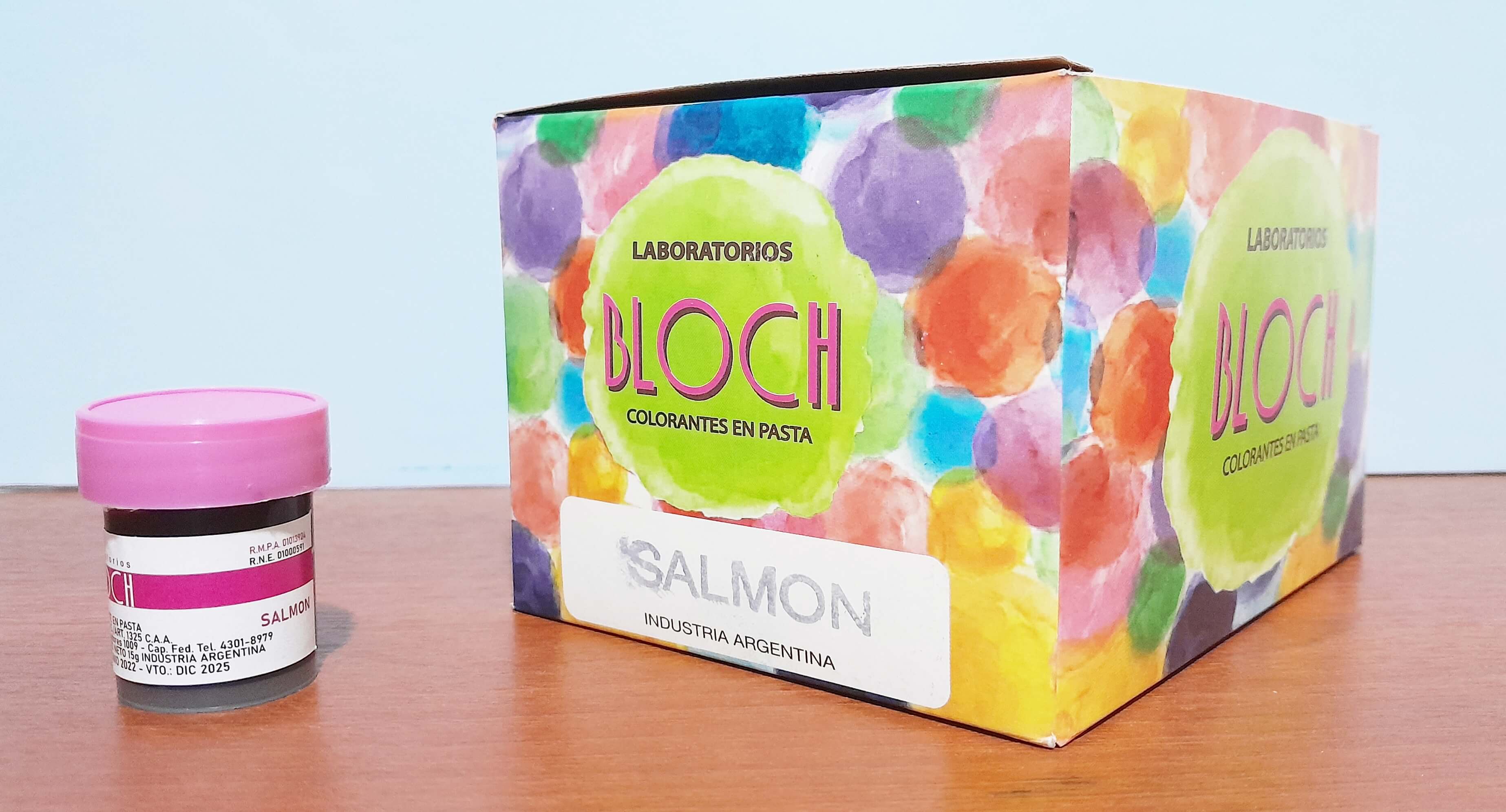 COLORANTE BLOCH SALMON CAJA x24