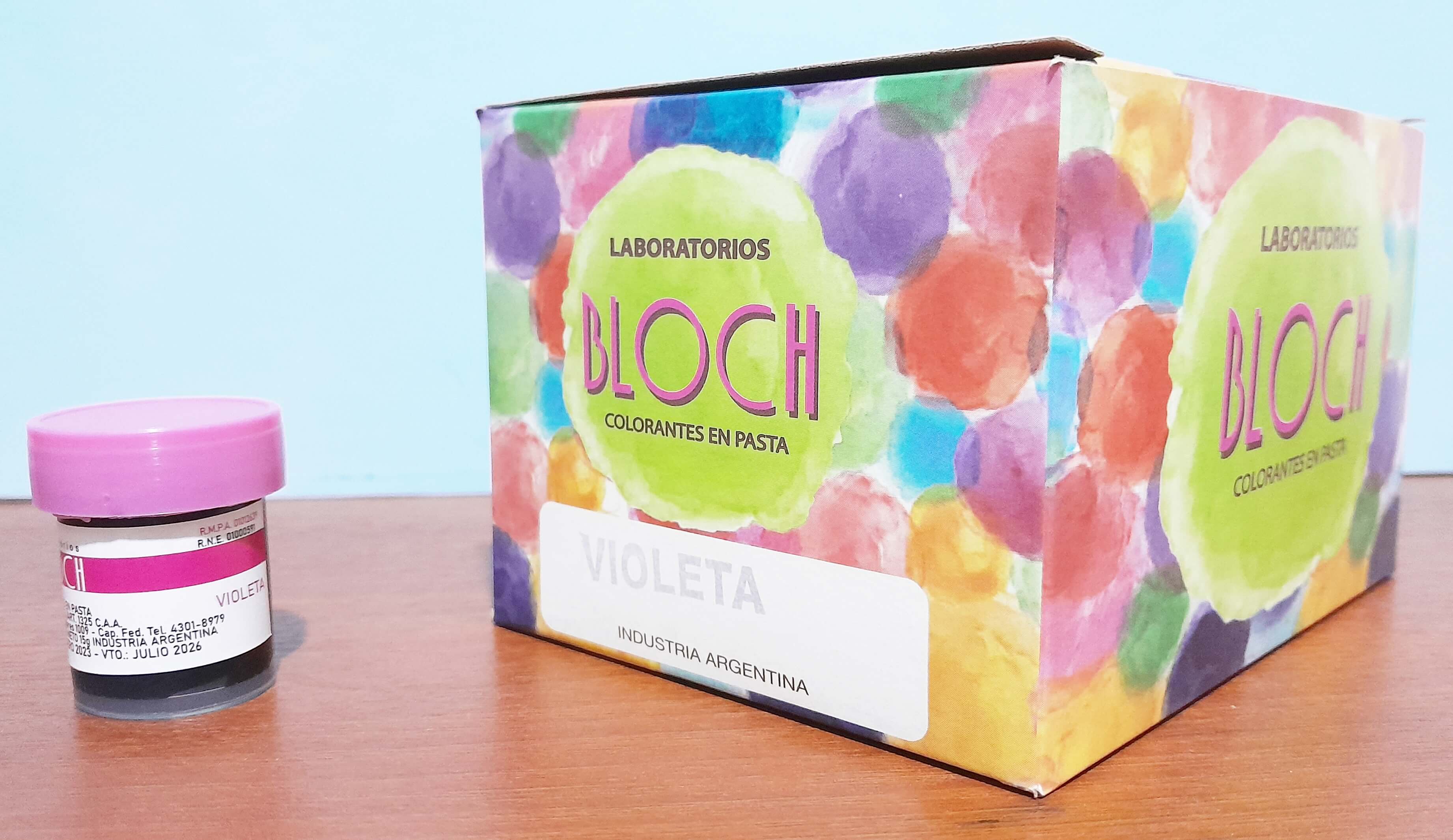 COLORANTE BLOCH VIOLETA CAJA x24