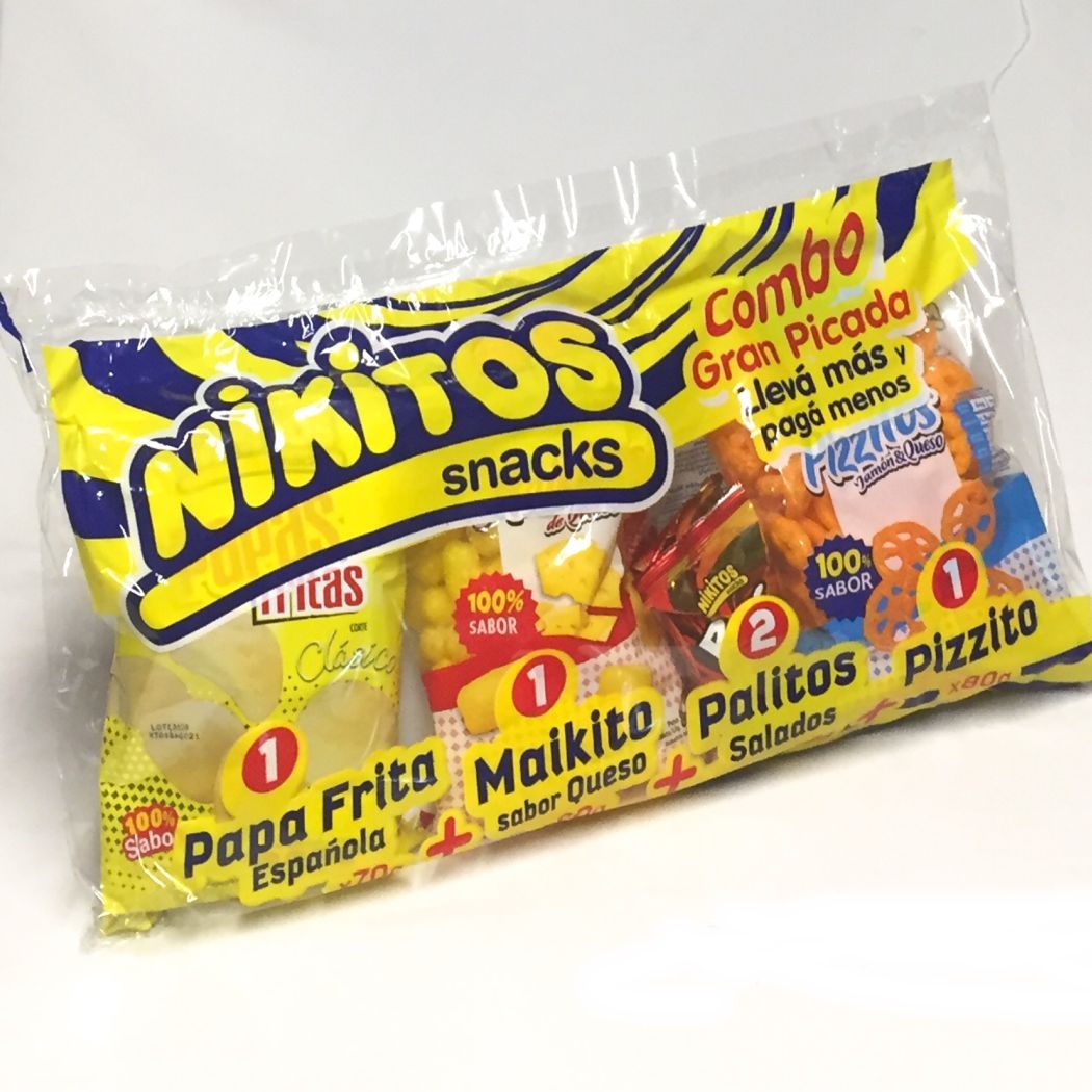 COMBO SNACK NIKITOS 286gr x5