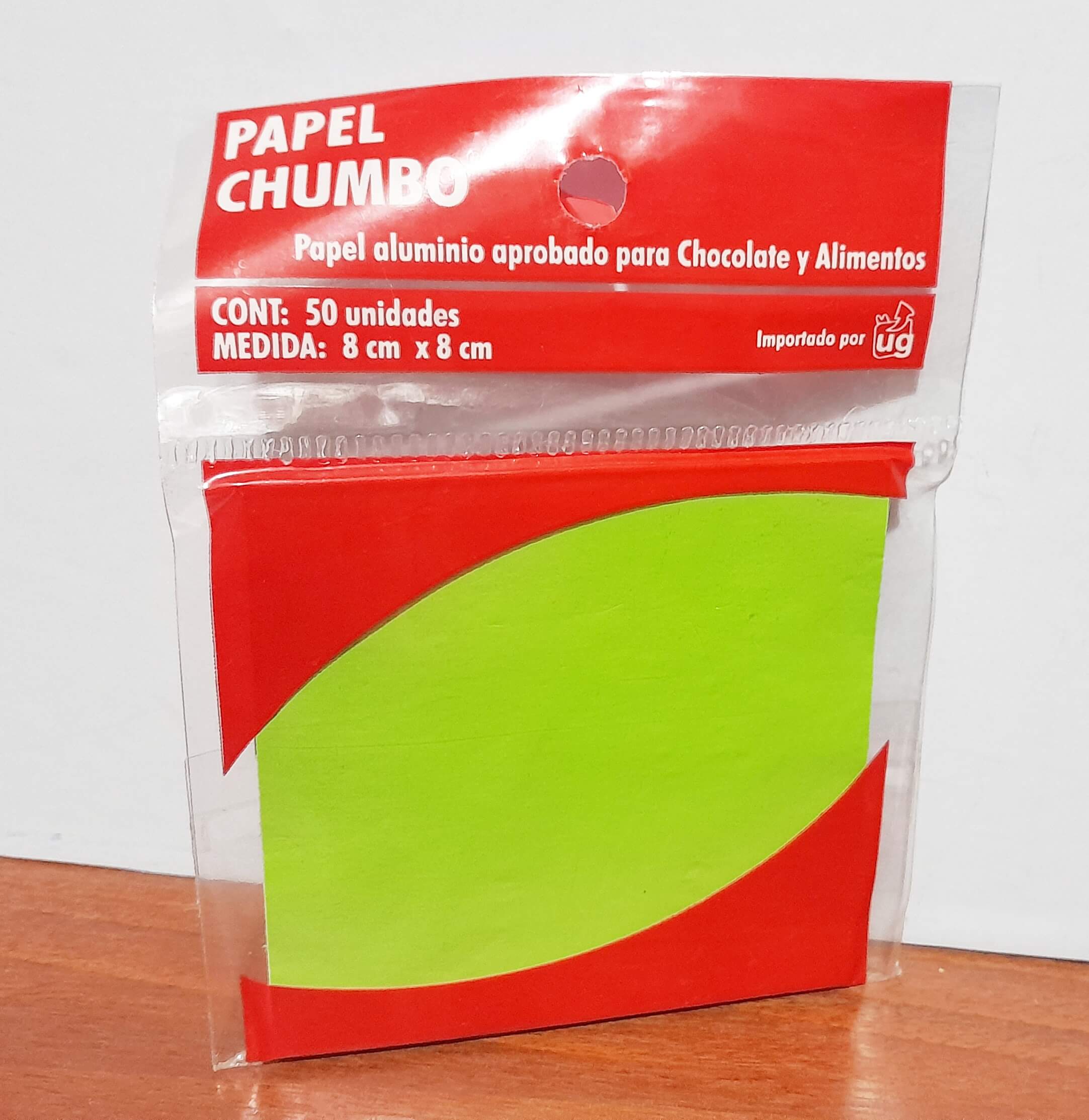 PAPEL BOMBONES LISO VERDE M x50u