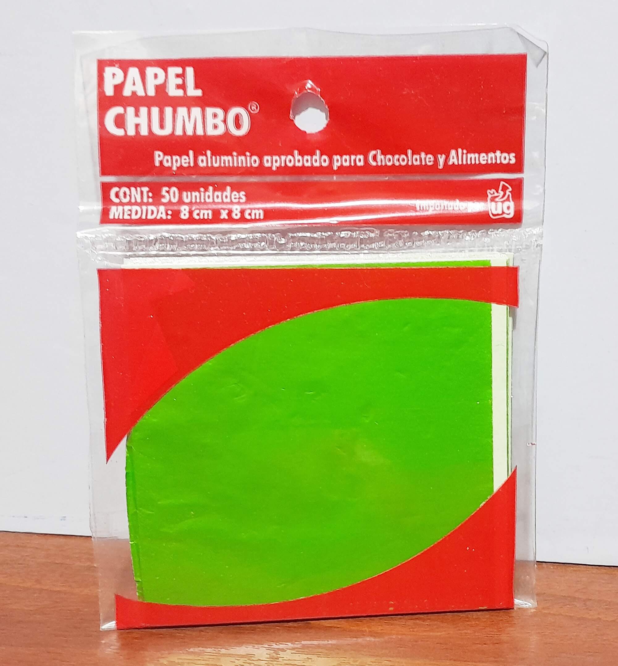 PAPEL BOMBONES LISO MET VERDE M x50u