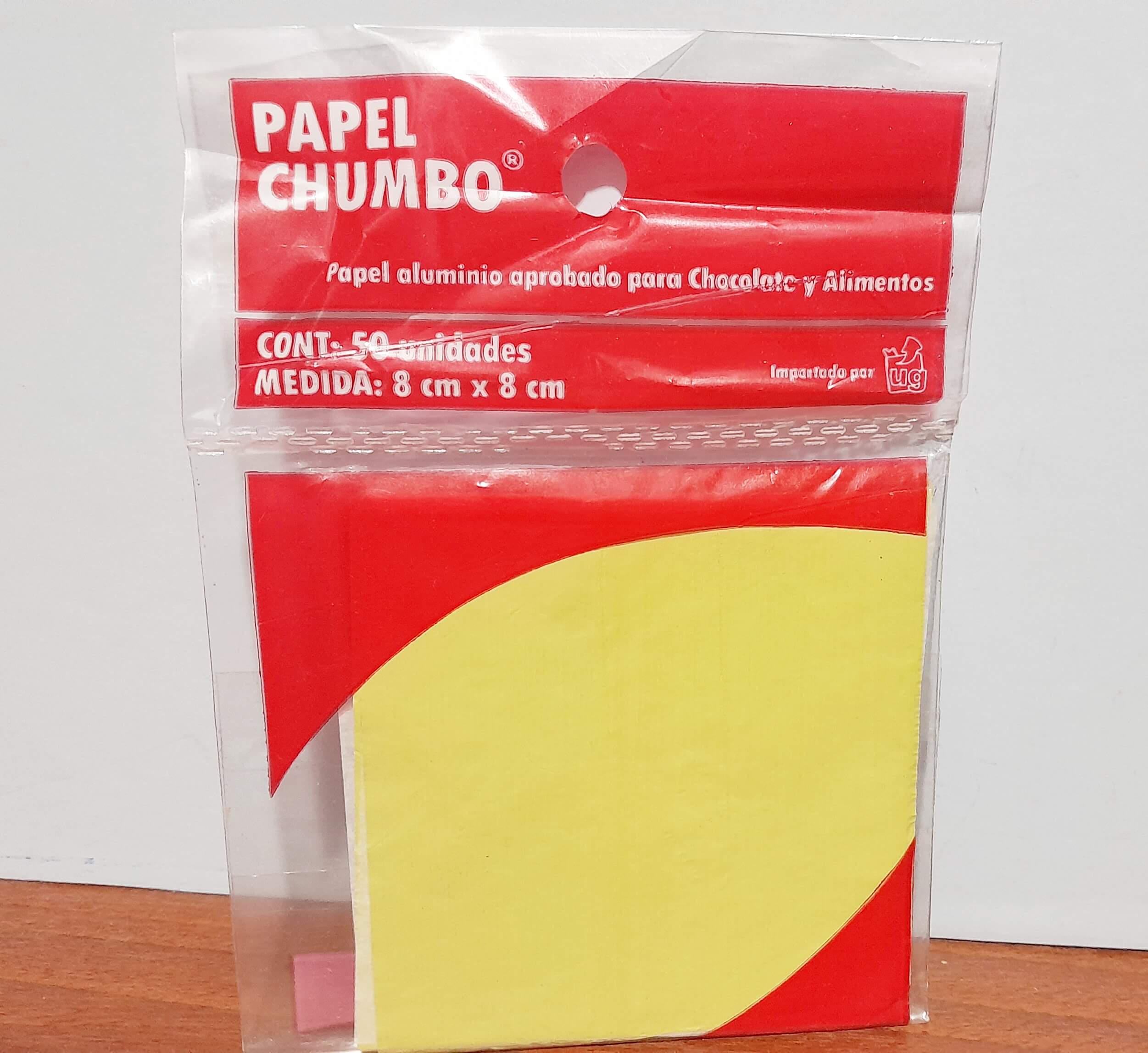 PAPEL BOMBONES LISO AMARILLO x50u