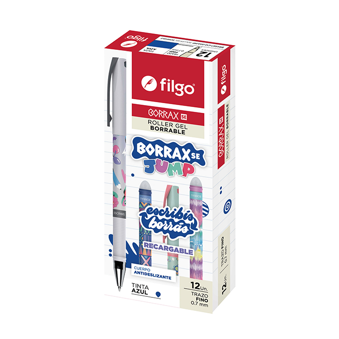 BOLIGRAFO BORRABLE FILGO CAJA X12 JUMP