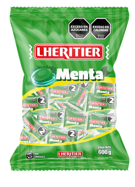 CARAMELO LHERITIER MENTA RIGIDO 600GR