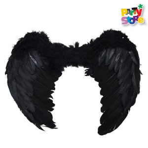 ALAS DE ANGEL PLUMA P.STORE NEGRO