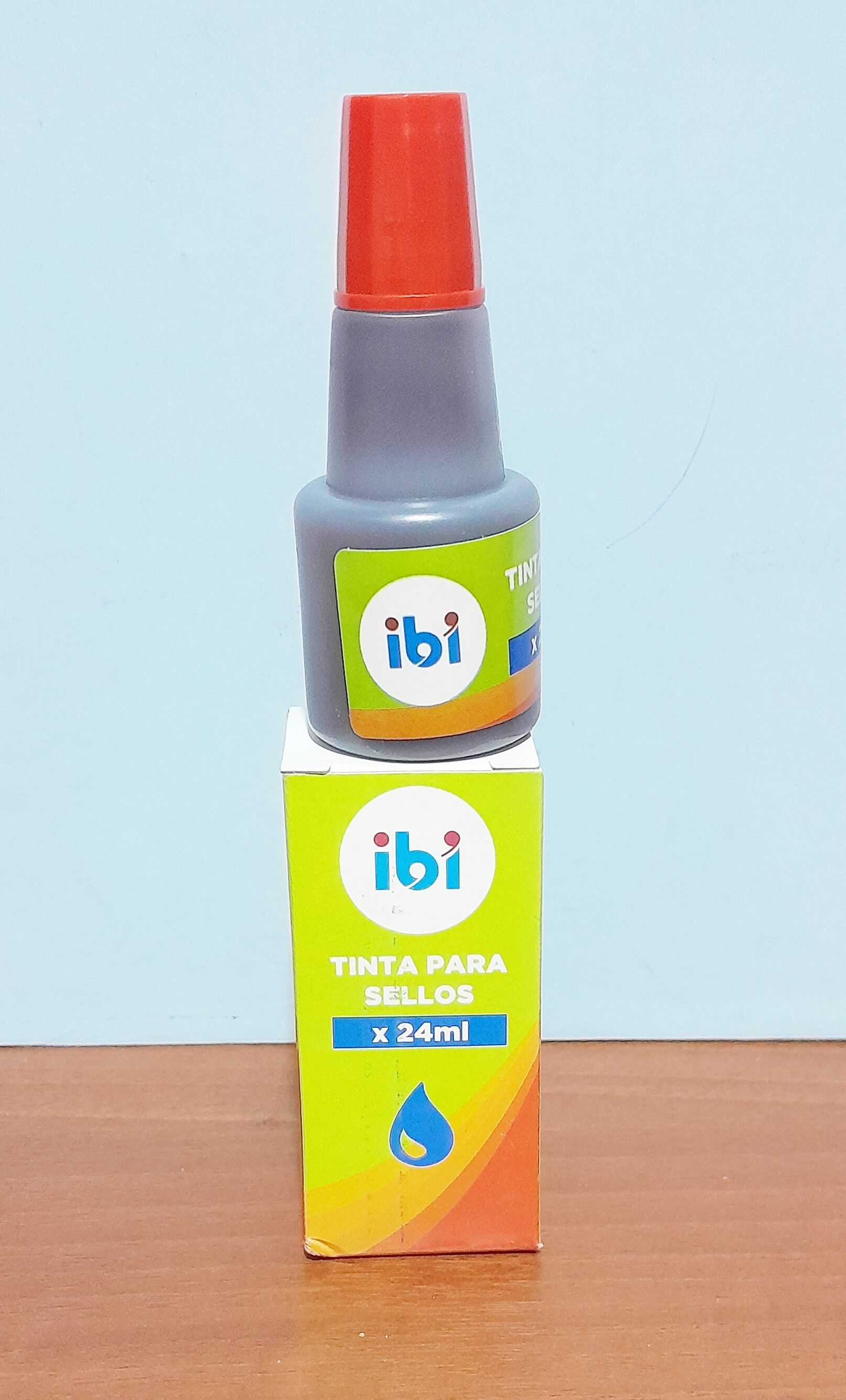 TINTA PARA SELLOS IBI ROJO X24ML