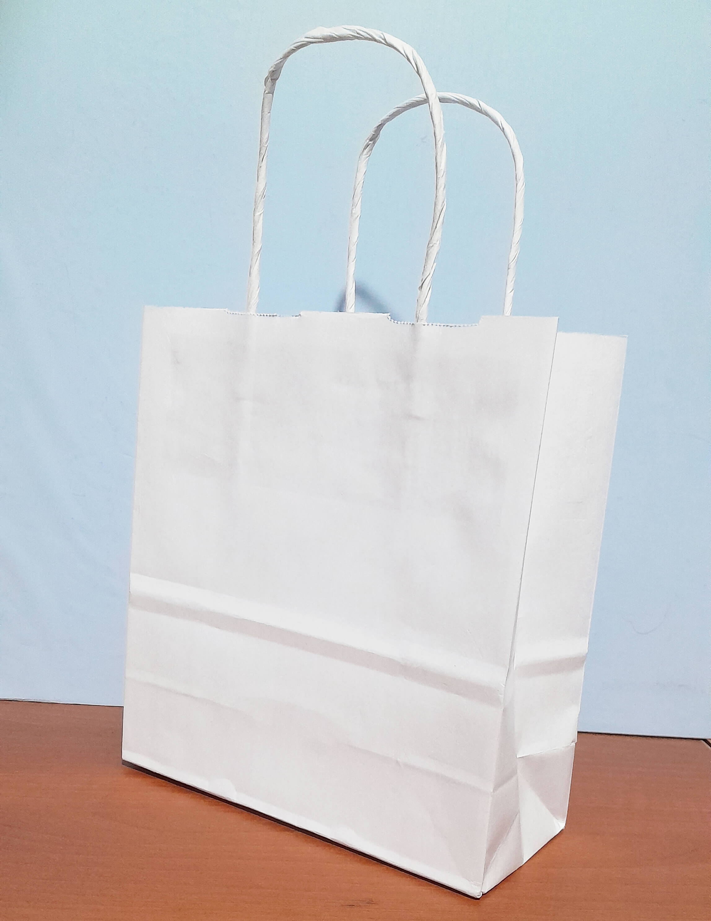 BOLSA C/CORDON 18X20X8 BLANCA