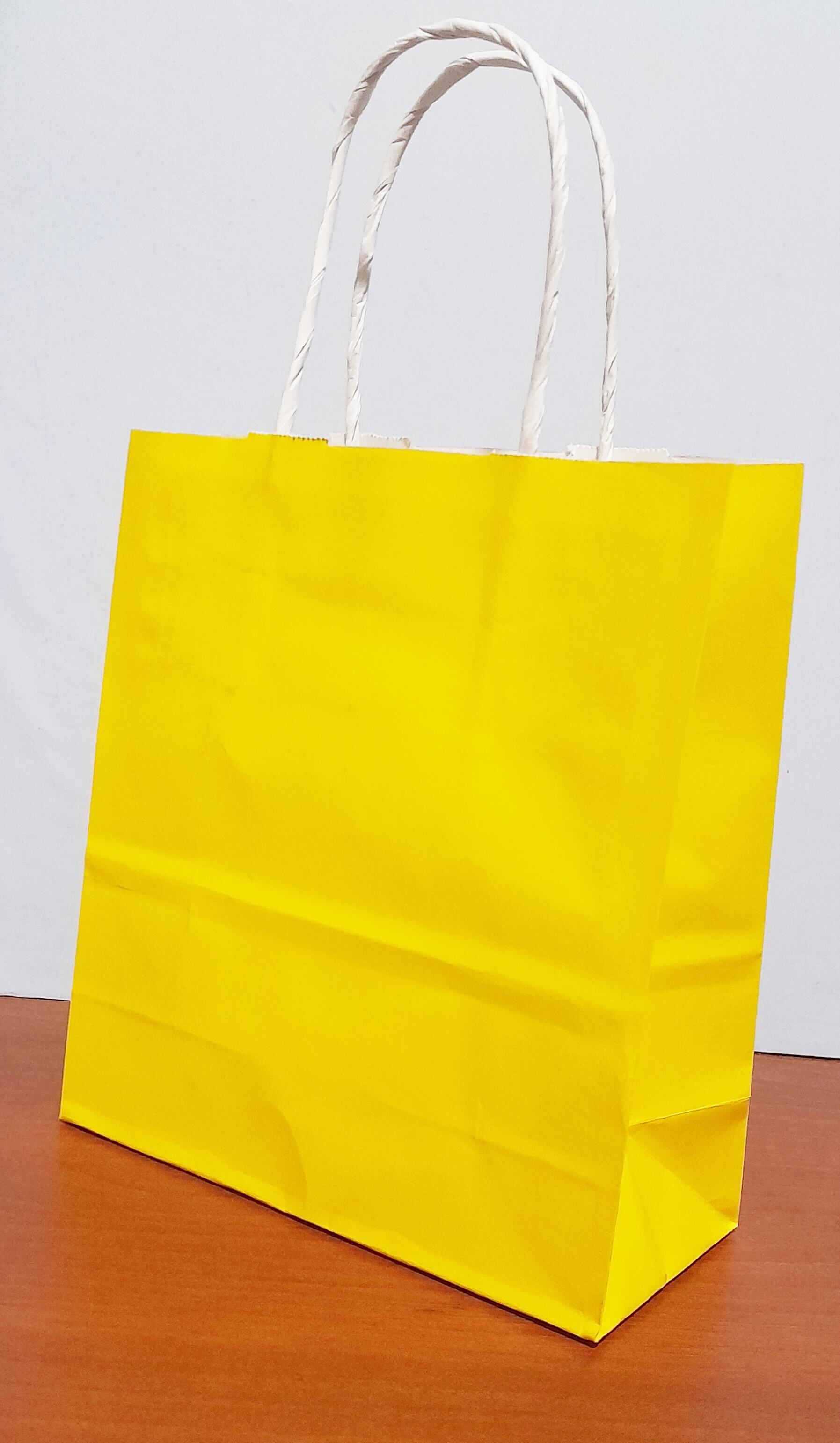 BOLSA C/CORDON 18X20X8 AMARILLO