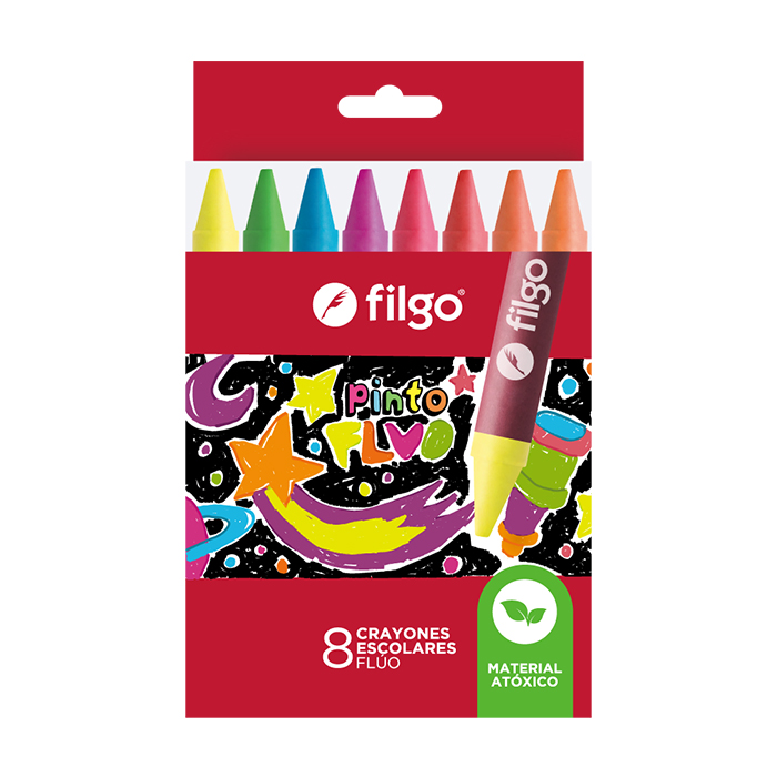 CRAYONES FLUO X8 FILGO