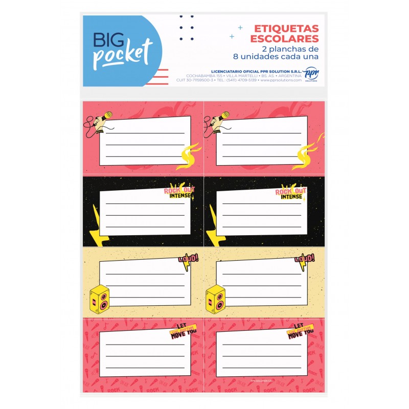ETIQUETA PPR ROCKX16