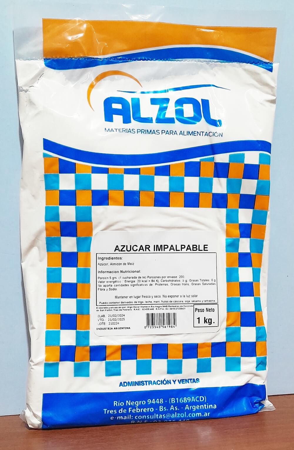 AZUCAR IMPALPABLE ALZOL x KG