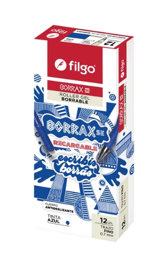 BOLIGRAFO BORRABLE FILGO CAJA X12 BORRAX