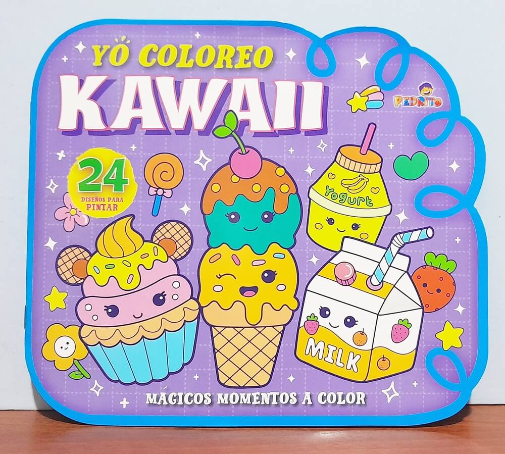 LIBRO DE COLOREAR KAWAI