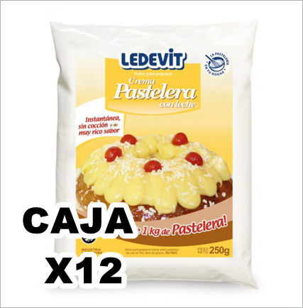 CREMA PASTELERA LEDEVIT x250gr x12