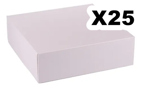 CAJA 12 DE TORTA 28x28x8.5 MEDOR x25