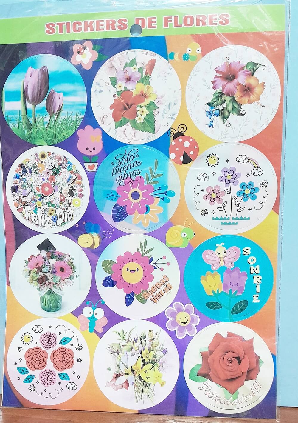 STICKERS DISNEY FLORES