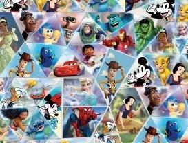 PAPEL AFICHE FSIA MURESCO DISNEY 100 AÑO