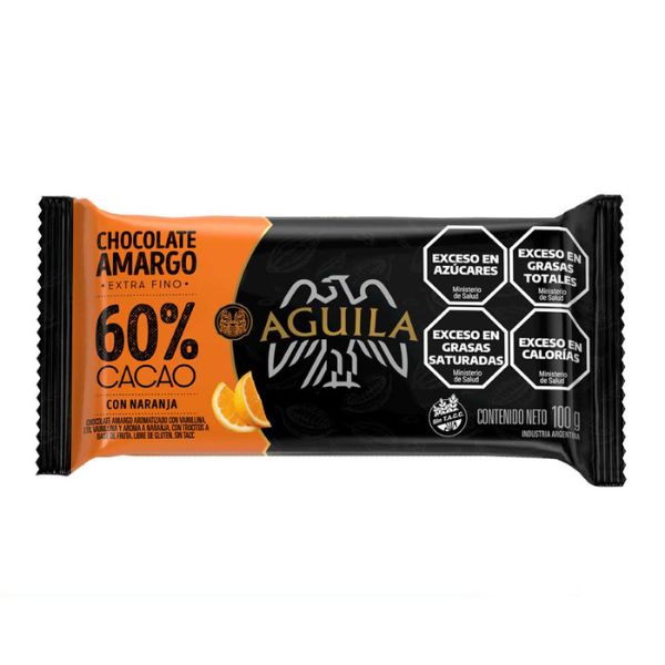 CHOCOLATE BARRA AGUILA x100GR NARANJA