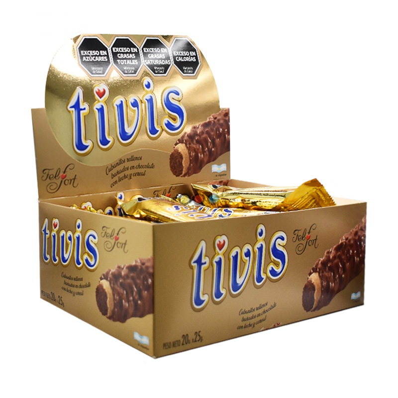 CHOCOLATE FELFORT TIVIS x20