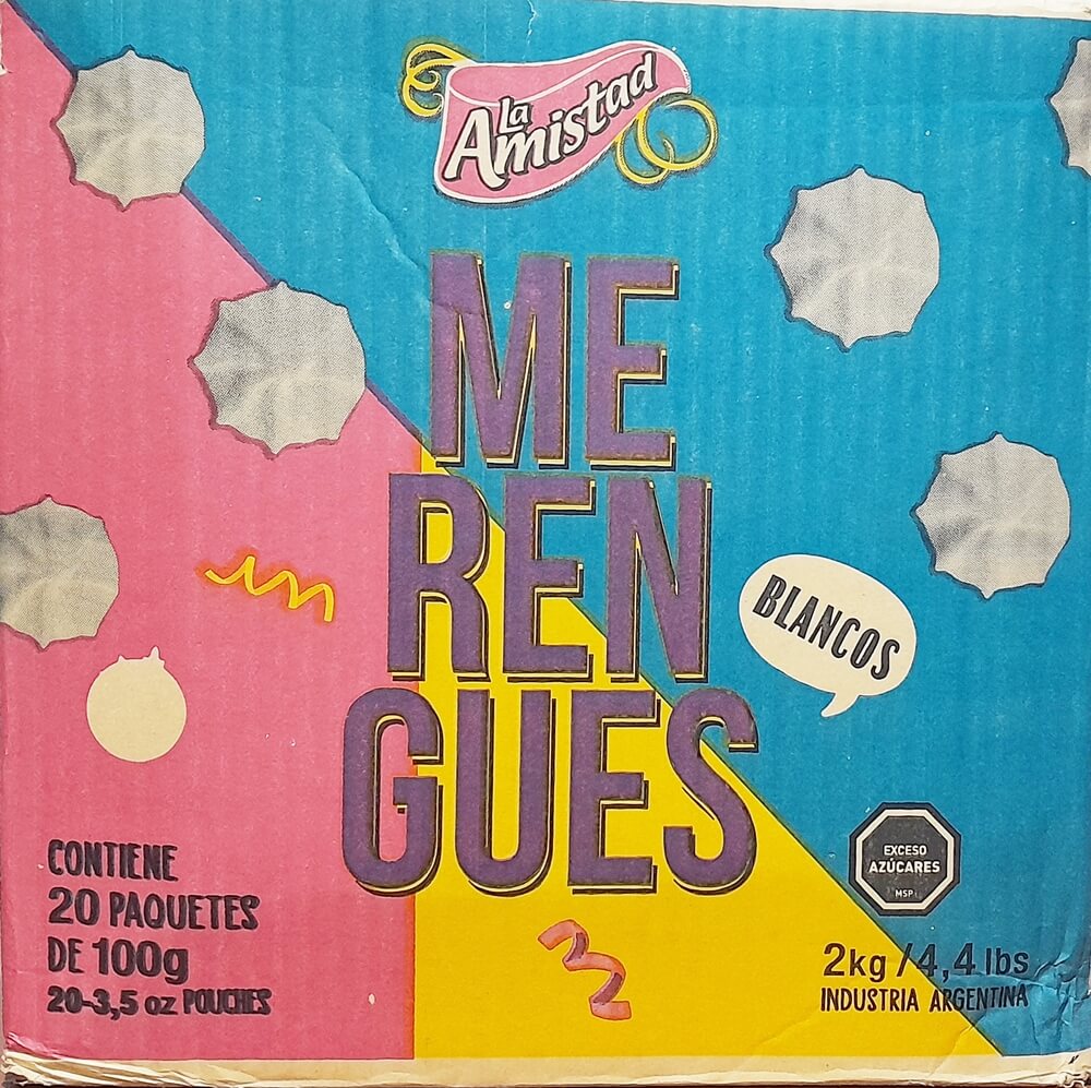 MERENGUE x100gr MINI BLANCO AMISTADx20