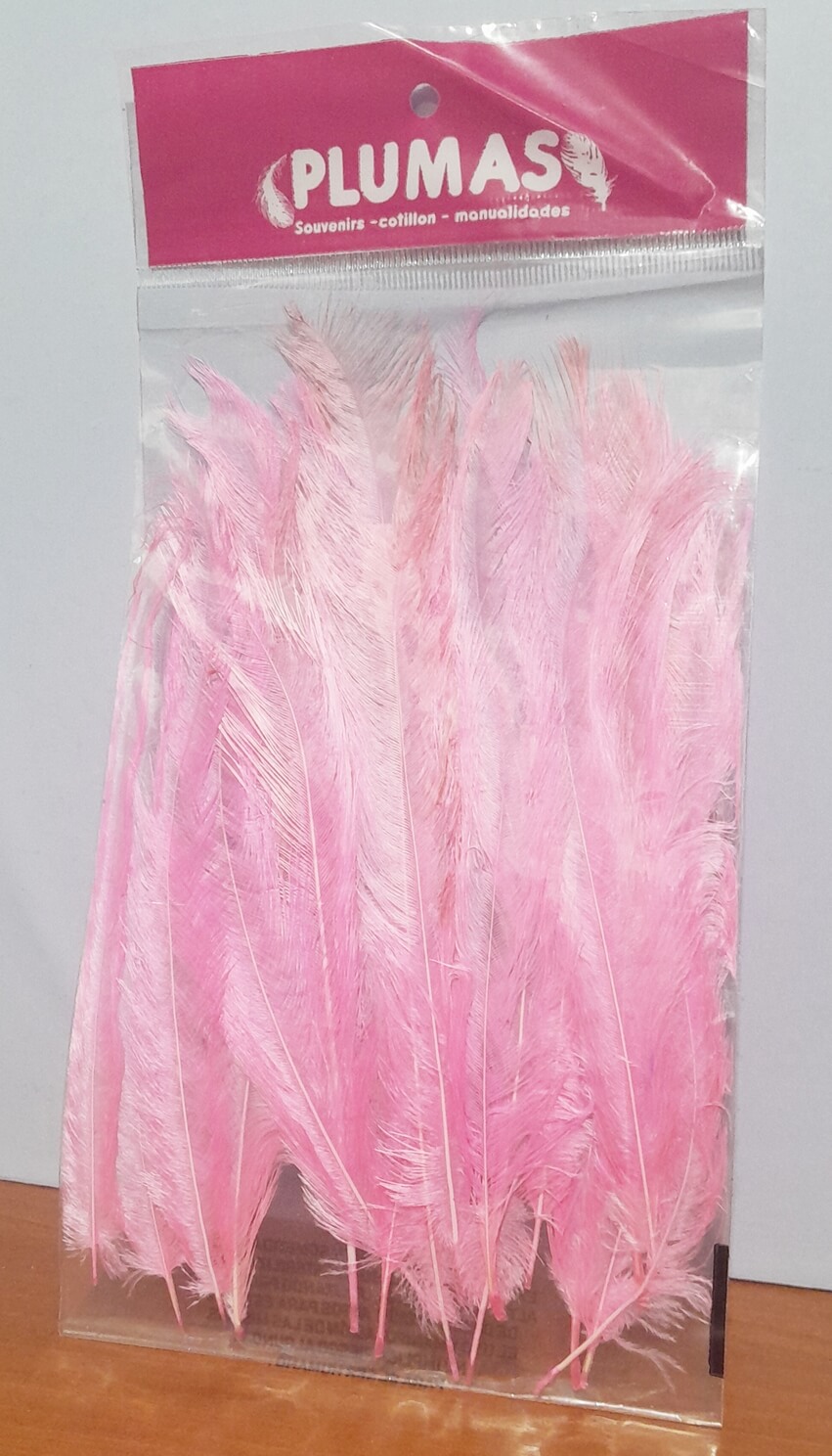 PLUMAS ÑANDU ROSA X15