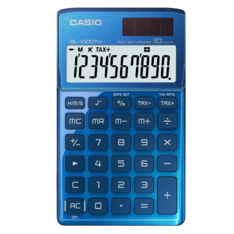 CALCULADORA CASIO SL 1000 AZUL