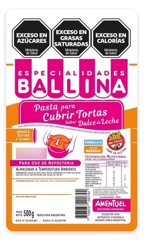 COBERTURA BALLINA x500 gr COLOR NARANJA